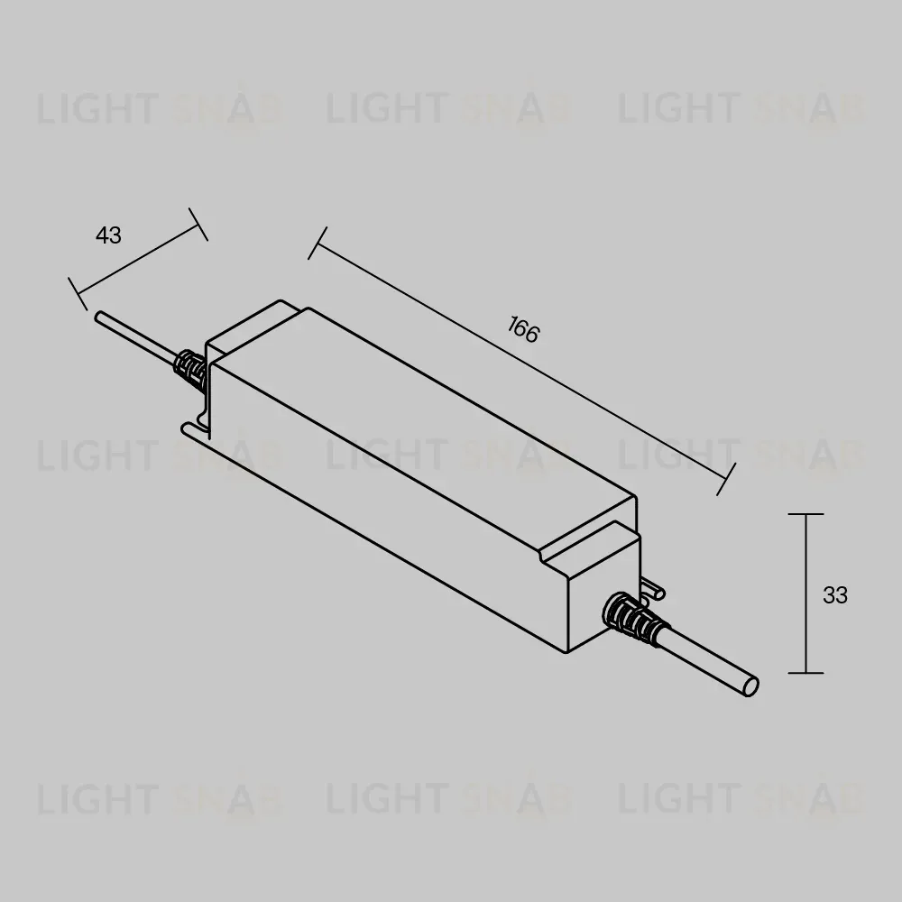 Источник напряжения Maytoni Led Strip PSL026 24В 60Вт IP67 822018 822018
