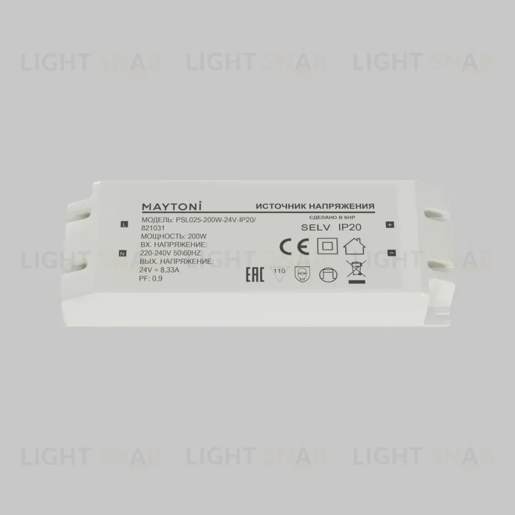 Источник напряжения Maytoni Led Strip PSL025 24В 200Вт IP20 821031 821031