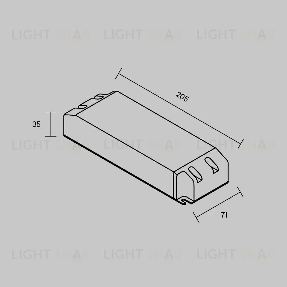Источник напряжения Maytoni Led Strip PSL025 24В 200Вт IP20 821031 821031