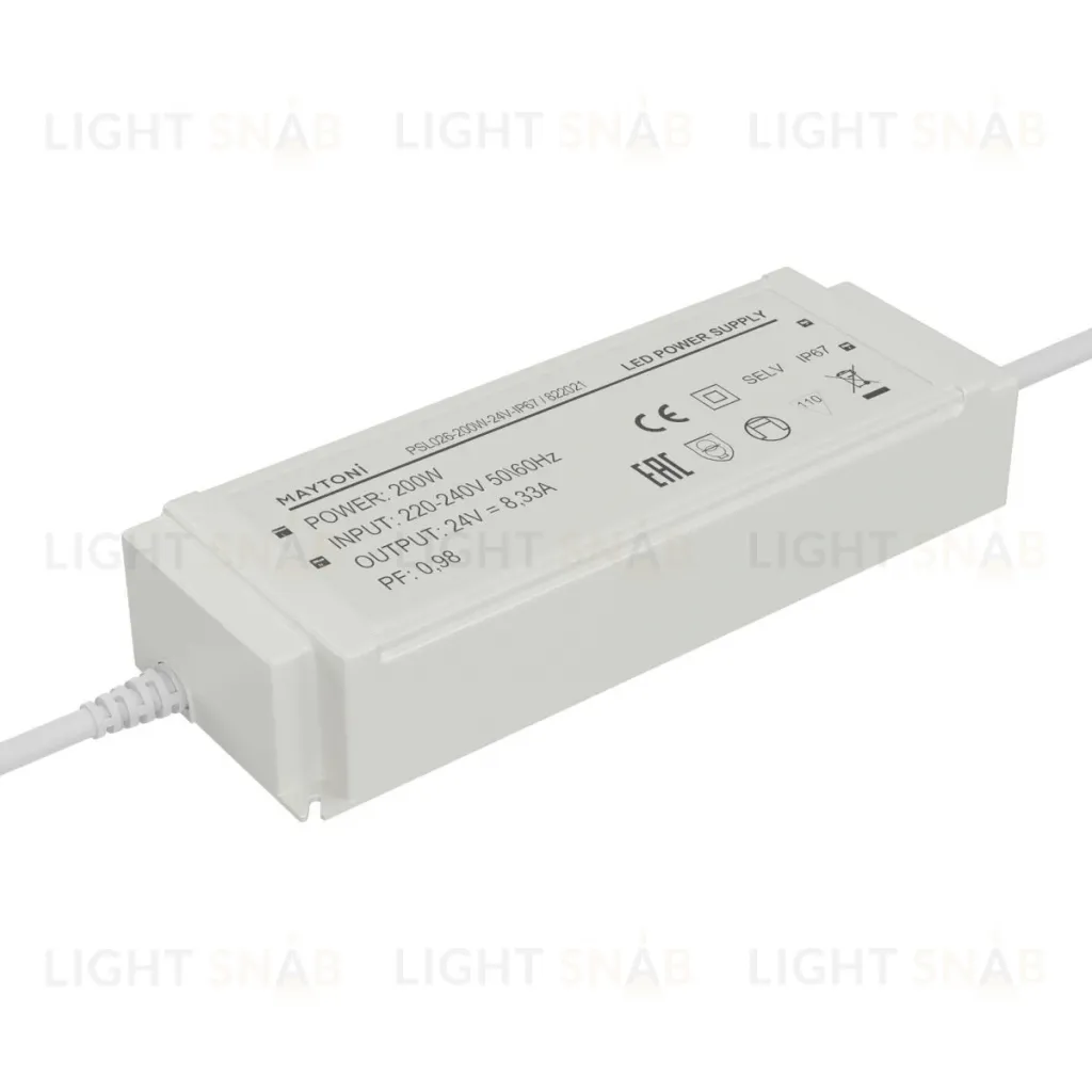 Источник напряжения Maytoni Led Strip PSL026 24В 200Вт IP67 822021 822021