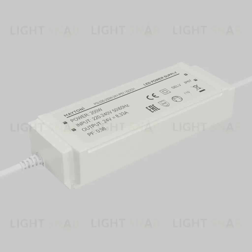 Источник напряжения Maytoni Led Strip PSL026 24В 200Вт IP67 822021 822021