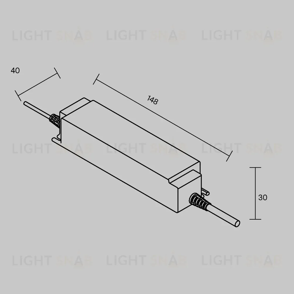 Источник напряжения Maytoni Led Strip PSL026 24В 35Вт IP67 822016 822016