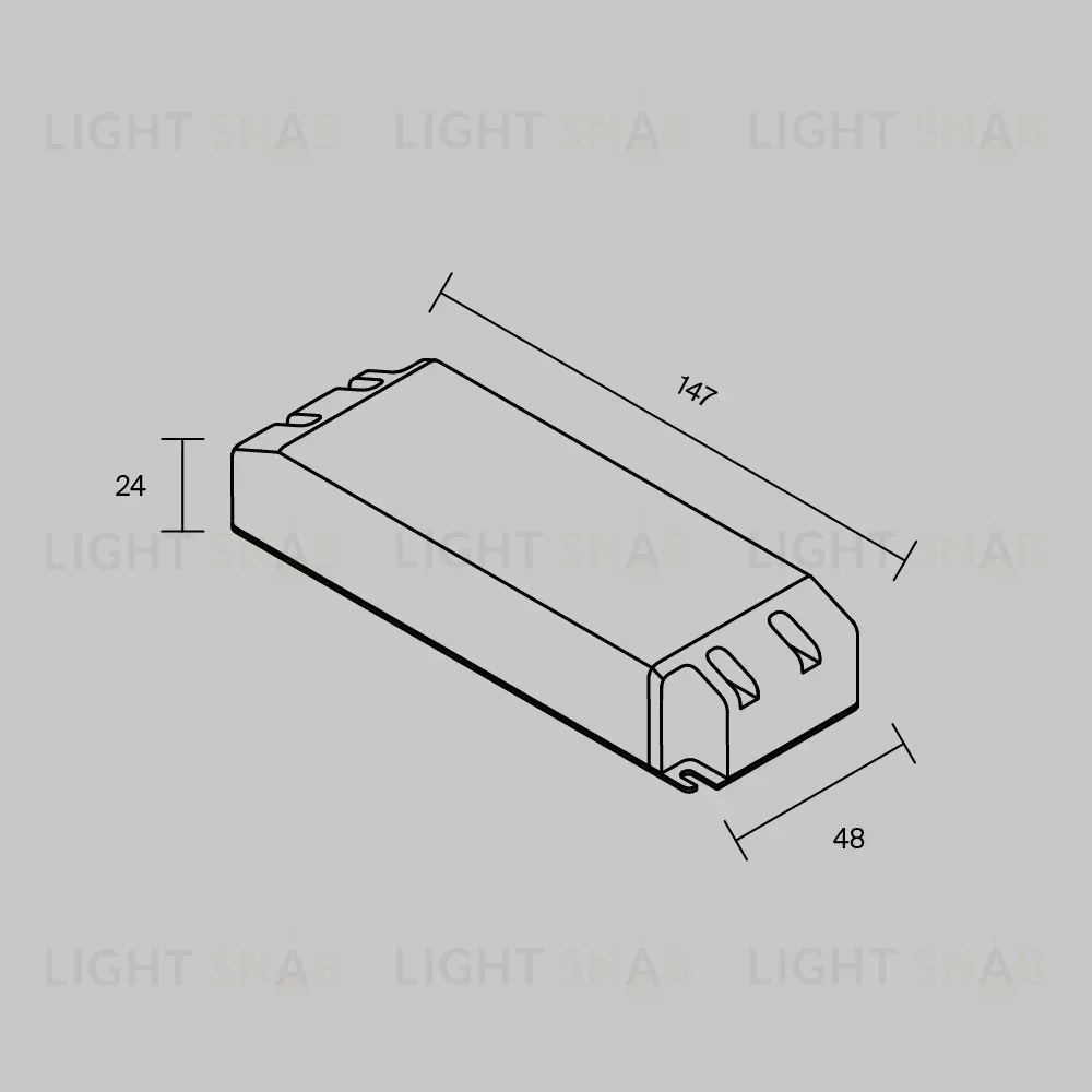Источник напряжения Maytoni Led Strip PSL025 24В 30Вт IP20 821028 821028