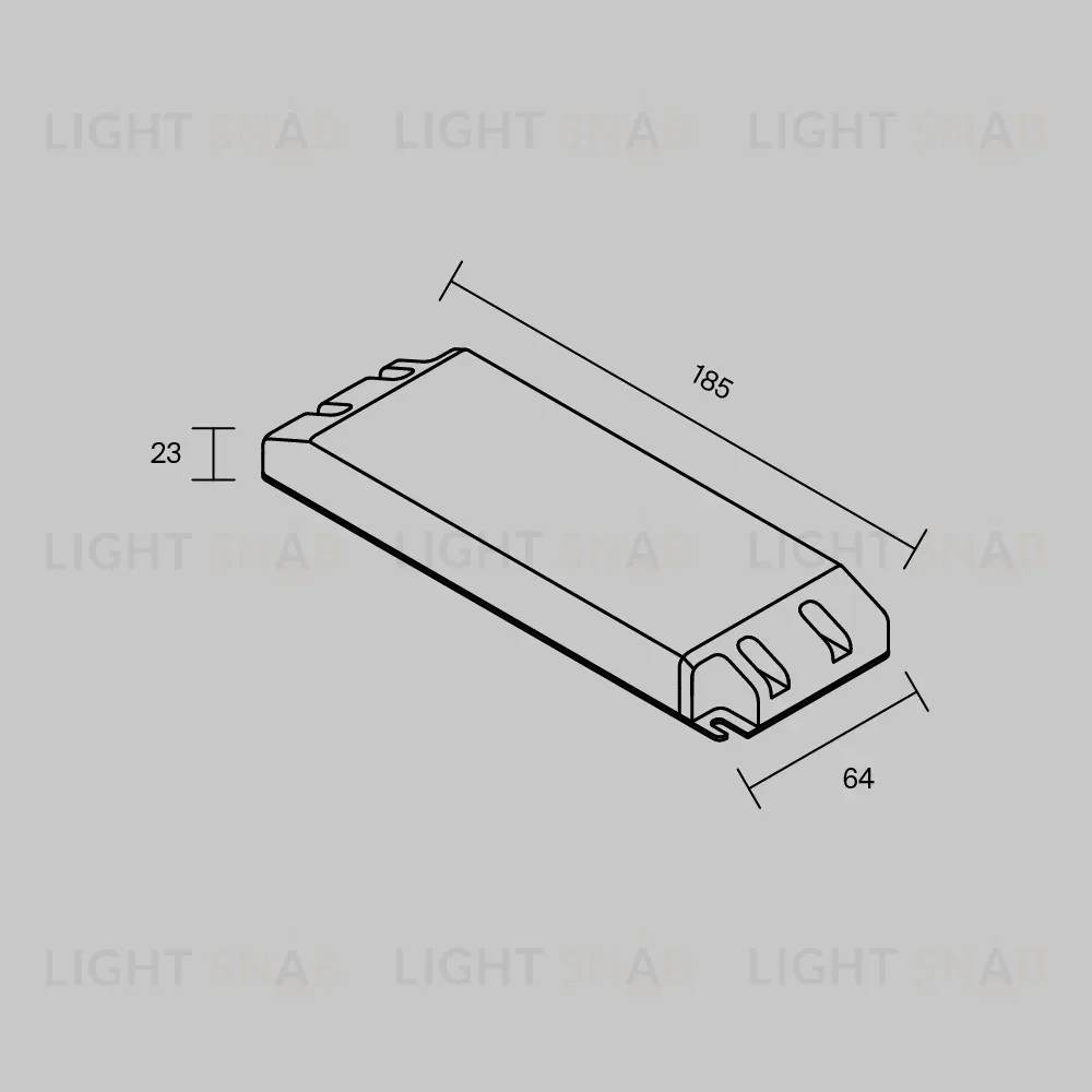 Источник напряжения Maytoni Led Strip PSL025 24В 60Вт IP20 821029 821029