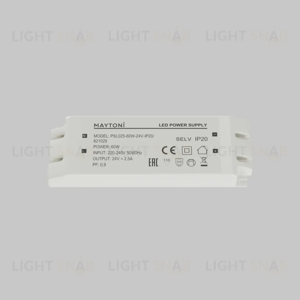 Источник напряжения Maytoni Led Strip PSL025 24В 60Вт IP20 821029 821029