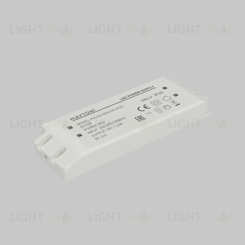 Источник напряжения Maytoni Led Strip PSL025 24В 60Вт IP20 821029 821029