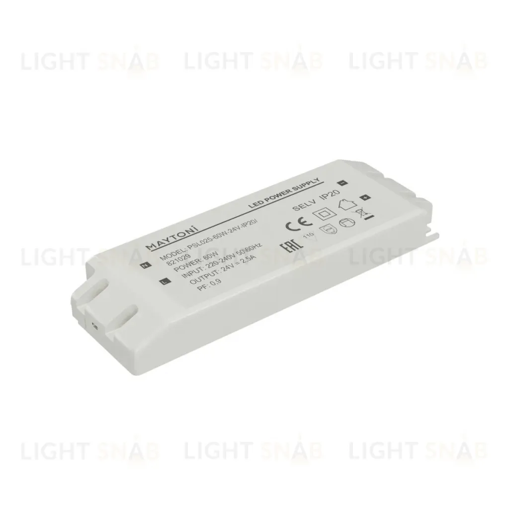 Источник напряжения Maytoni Led Strip PSL025 24В 60Вт IP20 821029 821029