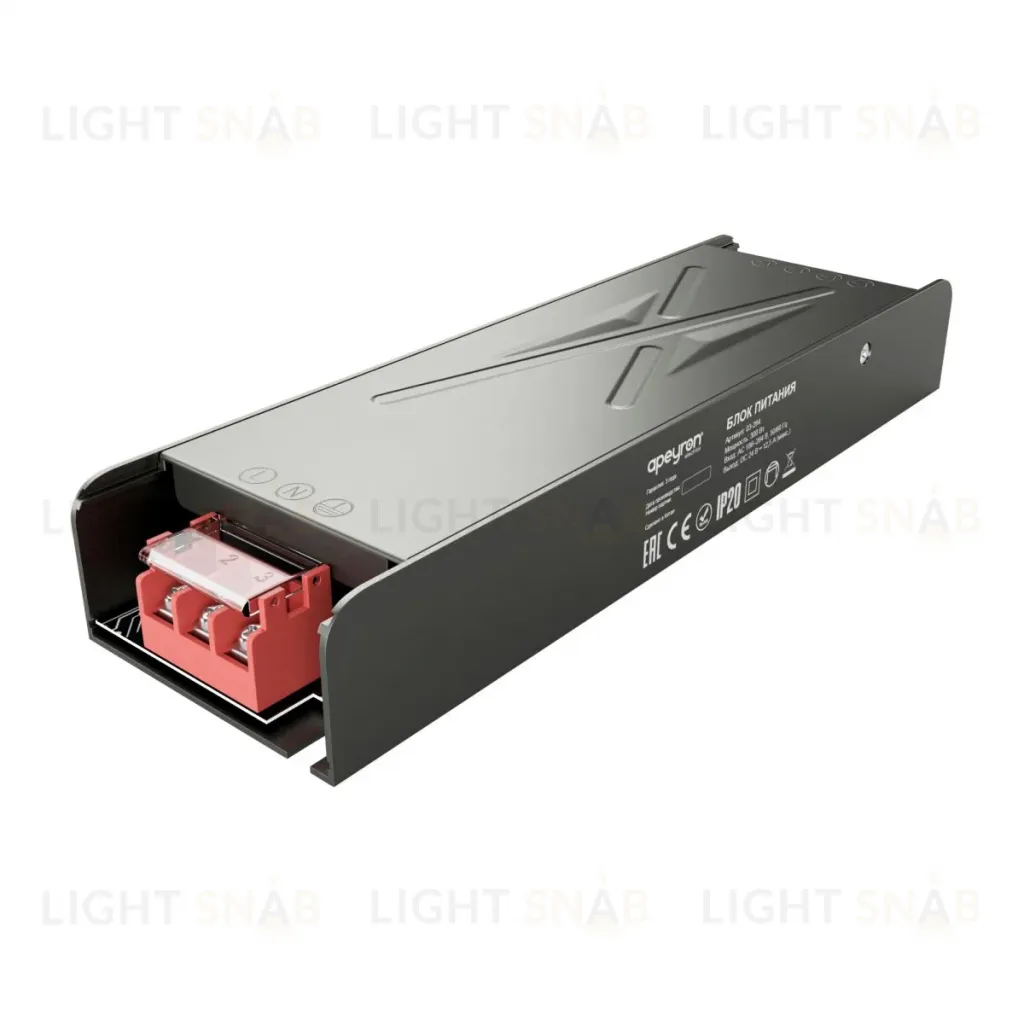 Блок питания Apeyron 24В 300Вт 186-264В 125А IP20 03-264 03-264