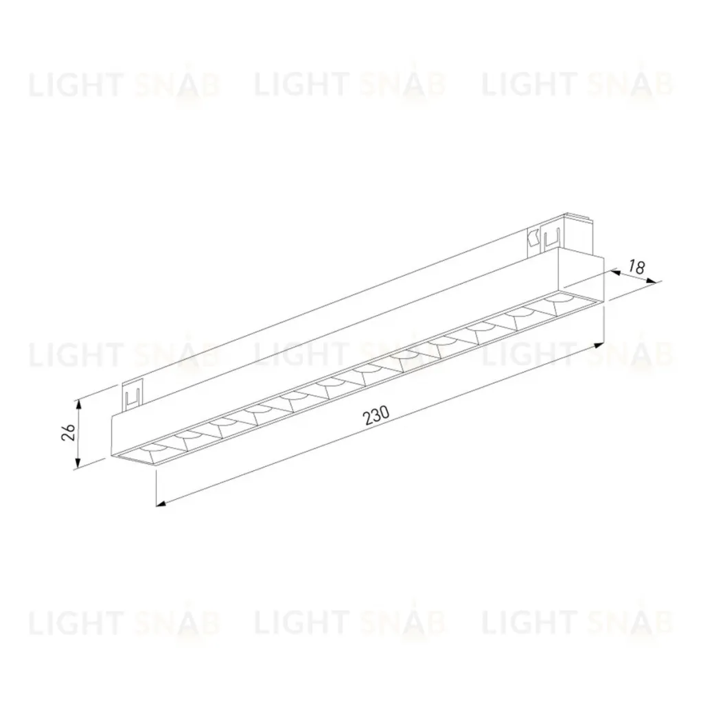 Трековый магнитный светильник Elektrostandard Line Magnetic 85528/01 4690389220692 a072705 4690389220692