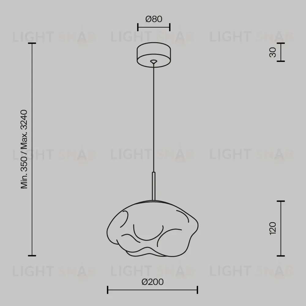Подвесной светильник Maytoni Malleata MOD516PL-L5BS3K MOD516PL-L5BS3K