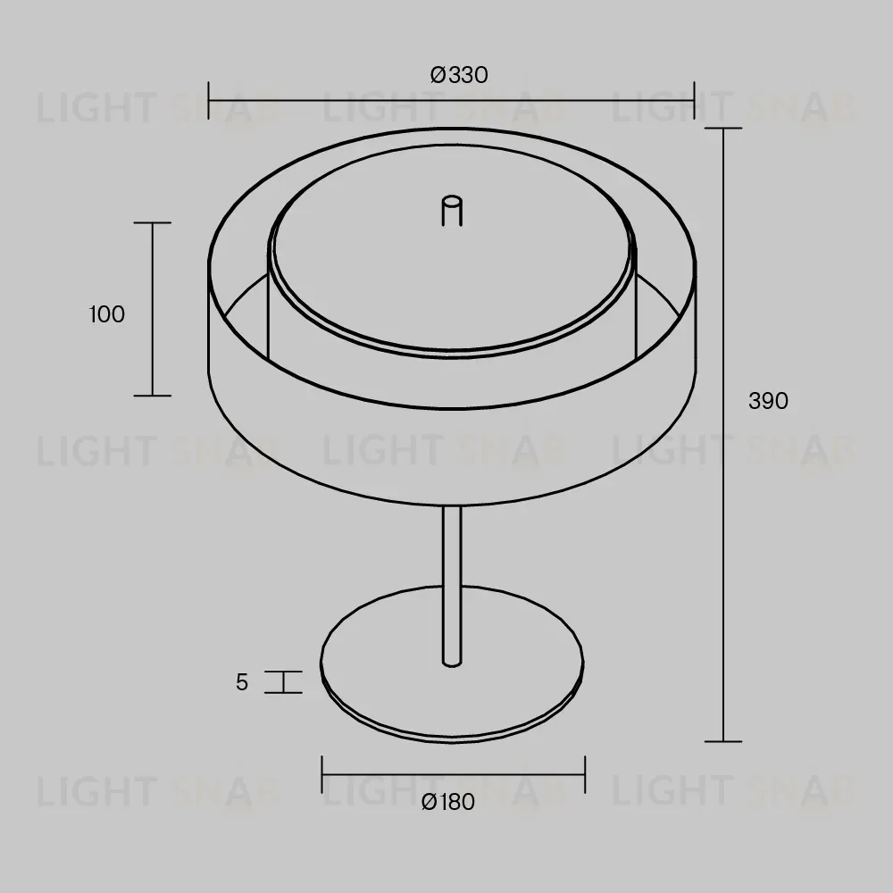 Настольная лампа Maytoni Bergamo MOD613TL-02GR MOD613TL-02GR