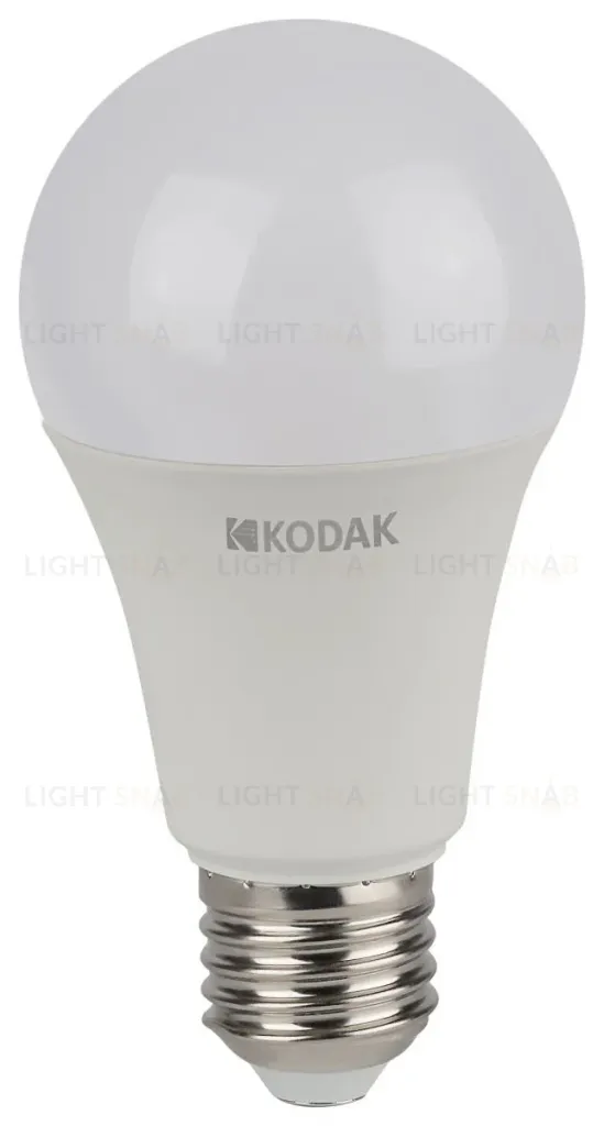 Лампа светодиодная Kodak LED A60-11W-865-E27 K 11Вт груша холодный дневной свет Е27 Б0057607 Б0057607