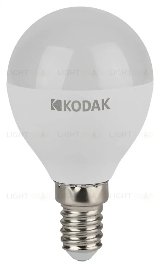 Лампа светодиодная Kodak LED P45-11W-865-E14 K 11Вт шар холодный дневной свет Е14 Б0057619 Б0057619
