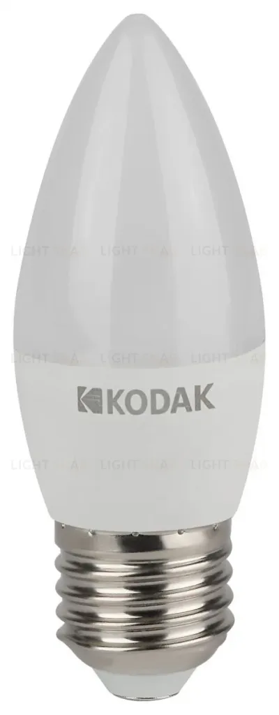 Лампа светодиодная Kodak LED B35-7W-865-E27 K 7Вт свеча холодный дневной свет Е27 Б0057628 Б0057628
