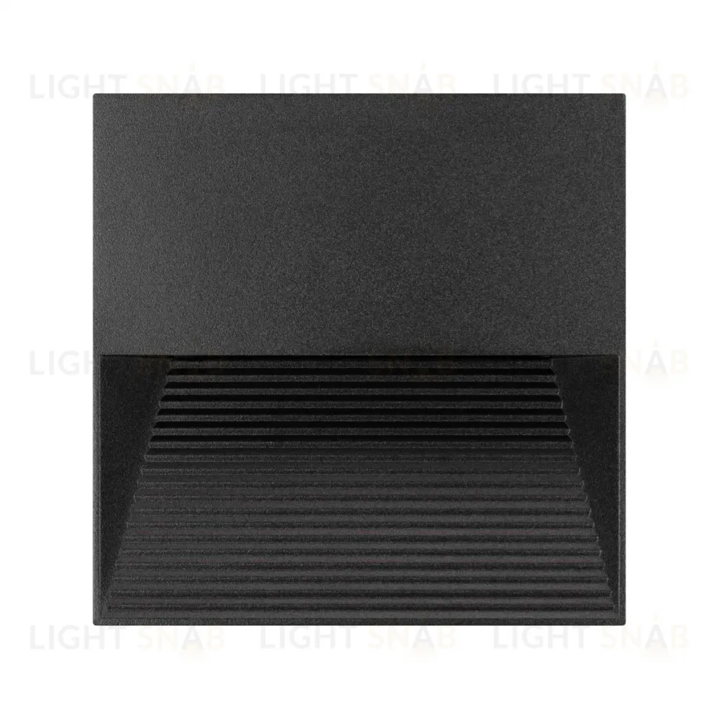 Светильник для ступеней Arlight LGD-RIBONIK-S114x114-5W Warm3000 (Черный, 50 deg, 230V) (IP65 Металл) 056713 056713