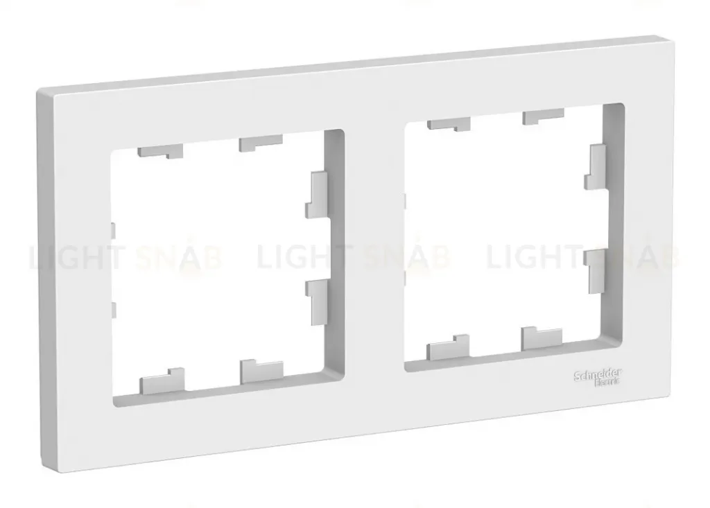 Рамка 2-ая Бел, универсальная Schneider Electric AtlasDesign ATN000102 ATN000102