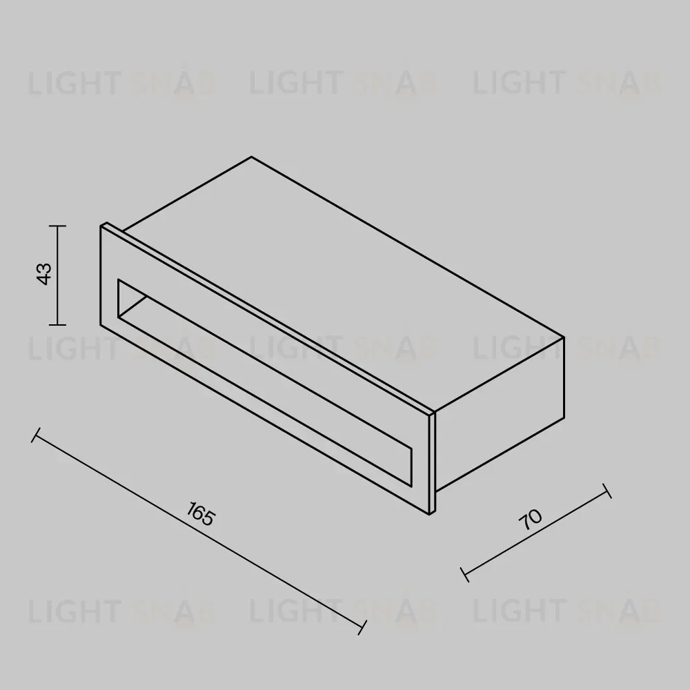 Подсветка для лестниц Maytoni Futo O512SL-L6B3K O512SL-L6B3K