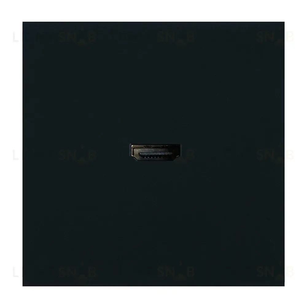 Розетка HDMI 2.0 Type A Stekker Мия RST00-3118-05 черный бархат 50828 50828