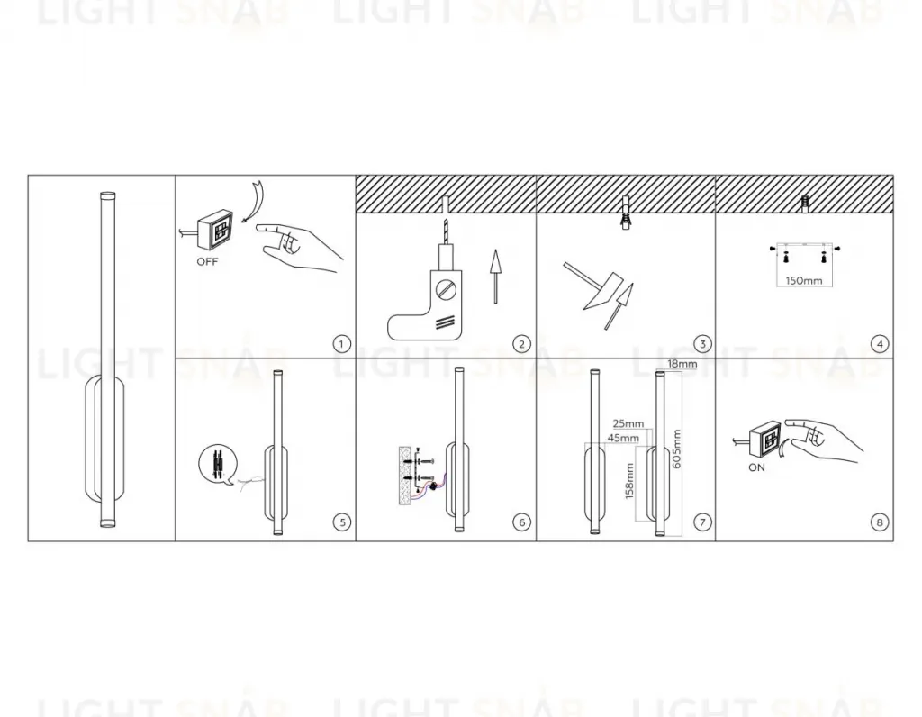 Настенный светильник Ambrella Light Comfort FL747011 FL747011
