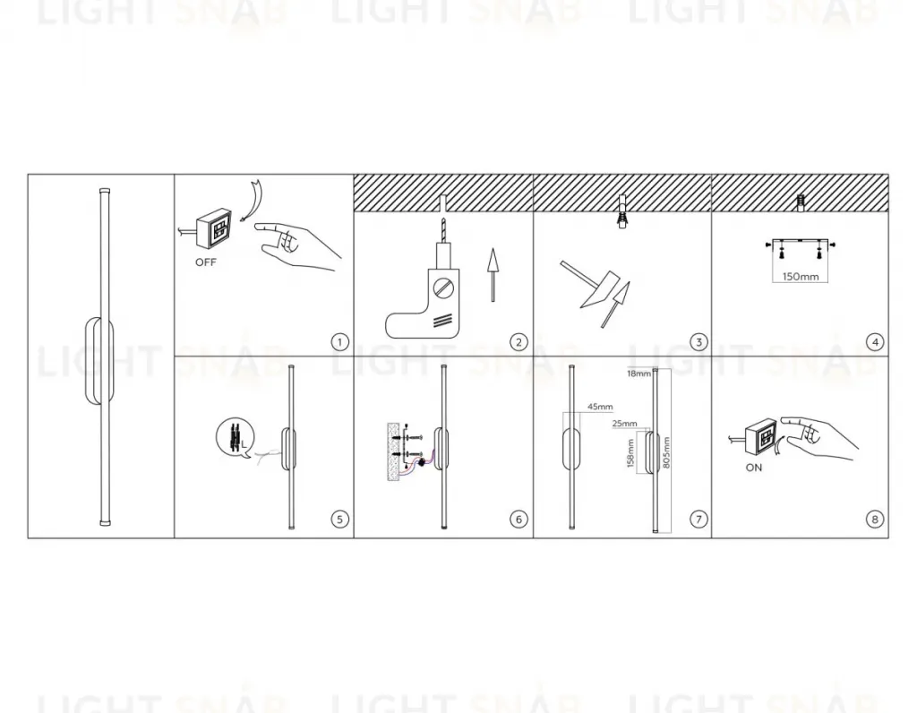 Настенный светильник Ambrella Light Comfort FL747029 FL747029
