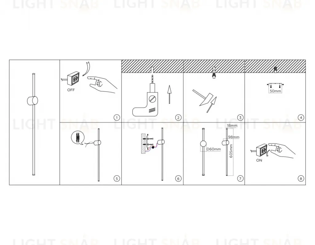 Настенный светильник Ambrella Light Comfort FL74781 FL74781