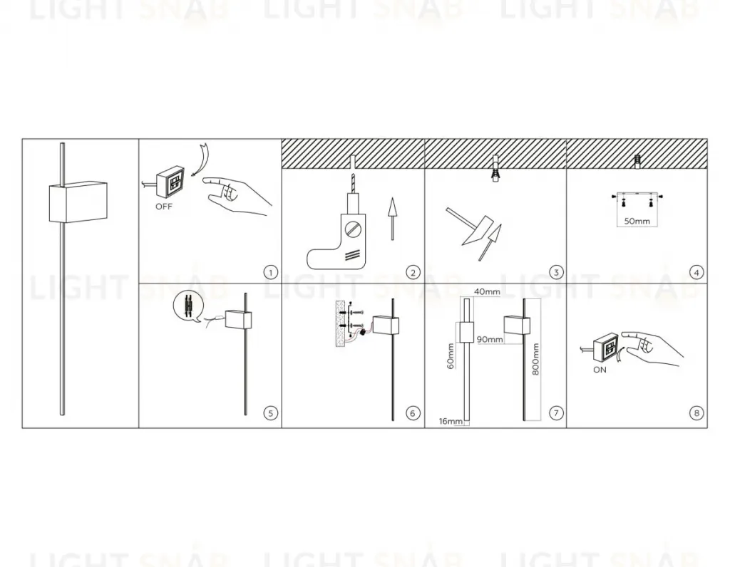 Настенный светильник Ambrella Light Comfort FL75819 FL75819