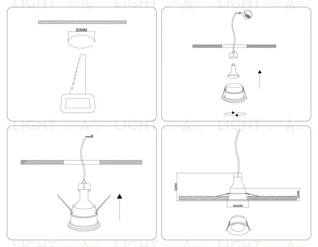 Точечный светильник Ambrella Light Techno Spot TS51815 TS51815