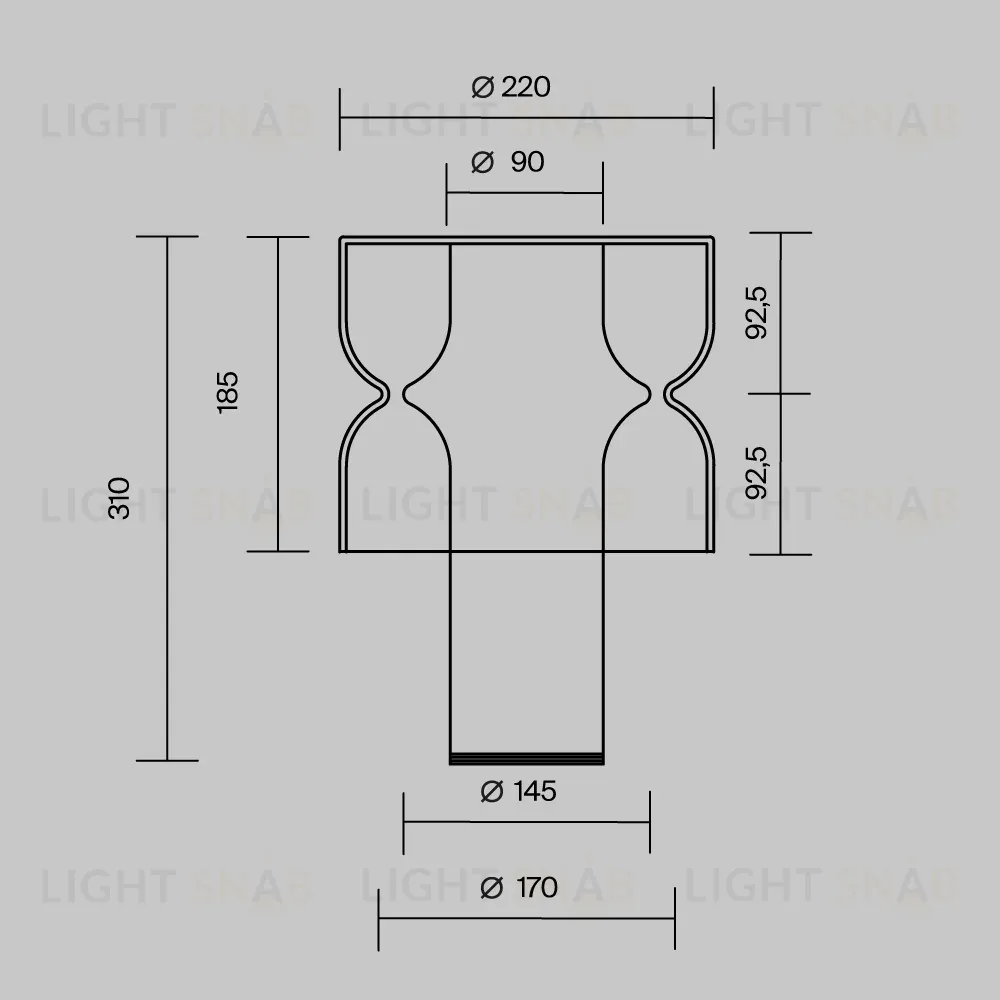Настольная лампа Maytoni Vetro MOD485TL-L9AM3K MOD485TL-L9AM3K
