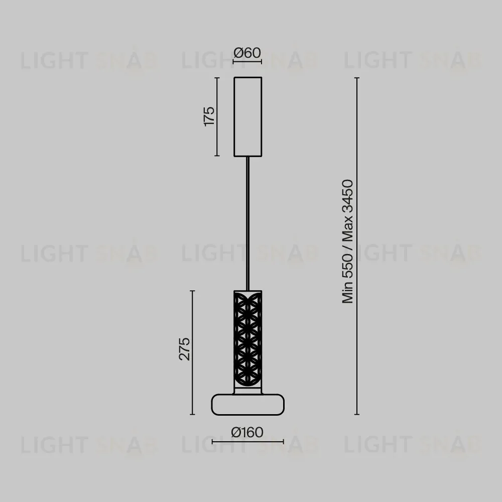 Подвесной светильник Maytoni Esoteric MOD514PL-L15W3K MOD514PL-L15W3K