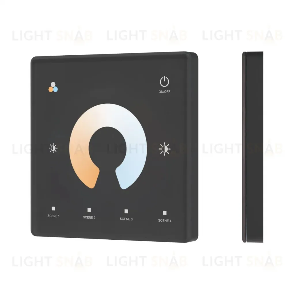 Сенсорная панель Arlight SMART-RF-801-11-1G-4SC-MIX черный (3V, 2.4G) накладная (IARL, IP20 Пластик) 063526 063526