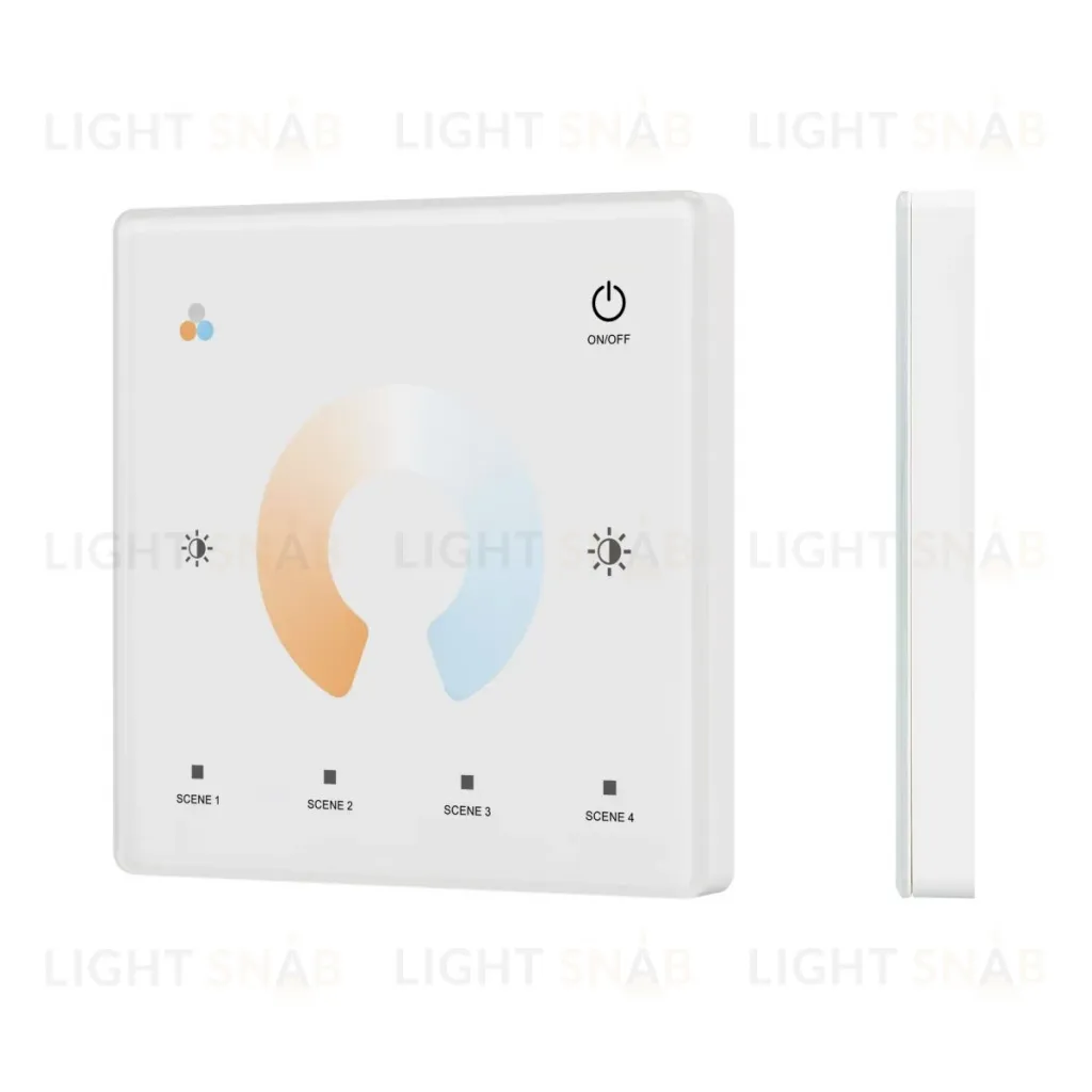 Сенсорная панель Arlight SMART-RF-801-11-1G-4SC-MIX белый (3V, 2.4G) накладная (IARL, IP20 Пластик) 060186 060186