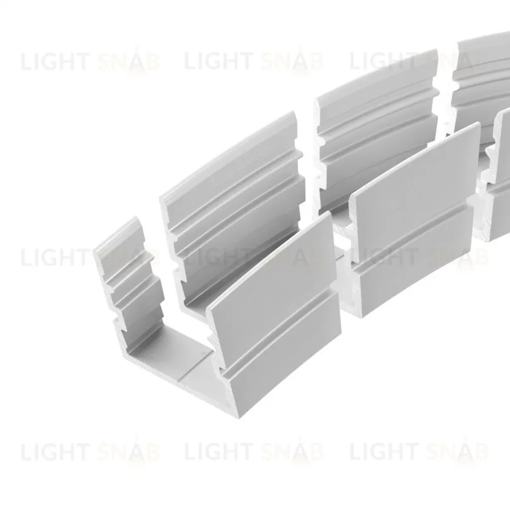 Профиль Arlight FANTOM-BENT-W16-TOP-2000 ANOD (Алюминий) 064488 064488