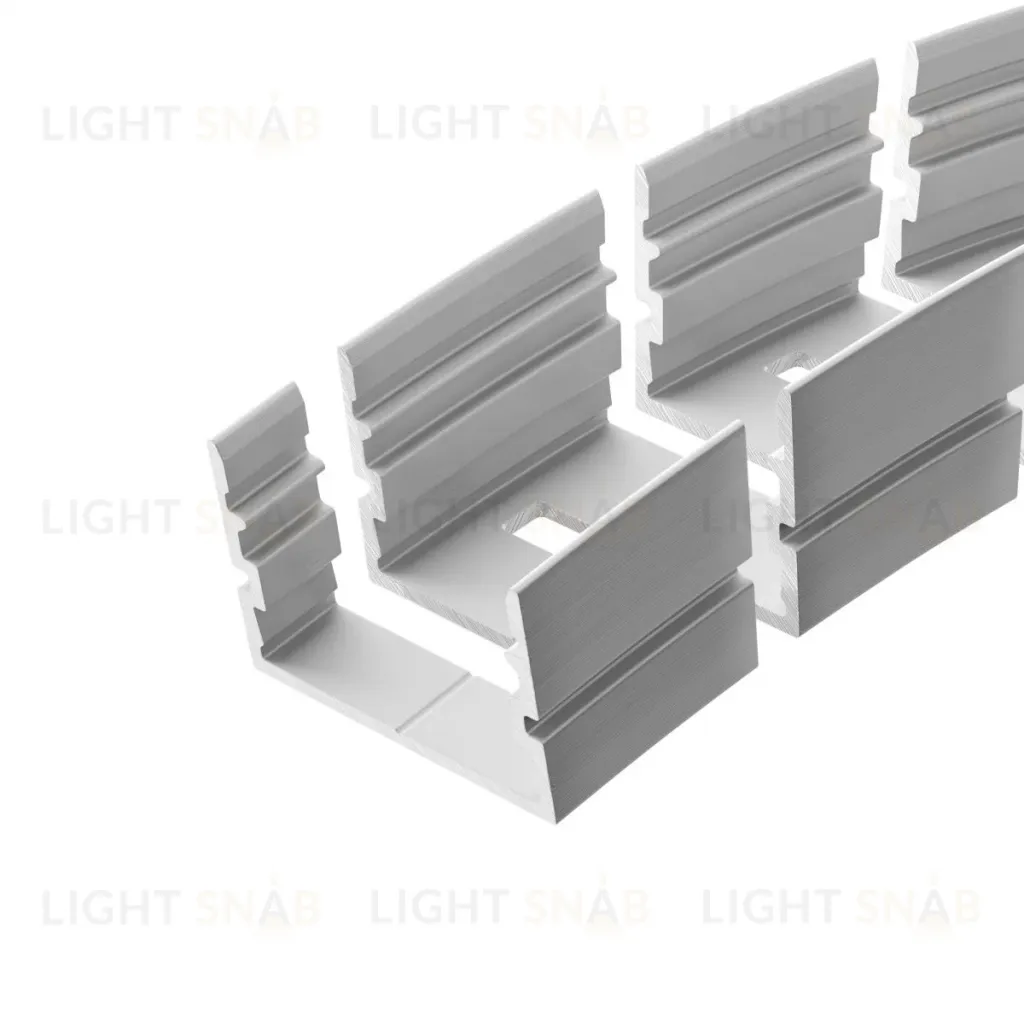 Профиль Arlight FANTOM-BENT-W21-TOP-2000 ANOD (Алюминий) 064493 064493