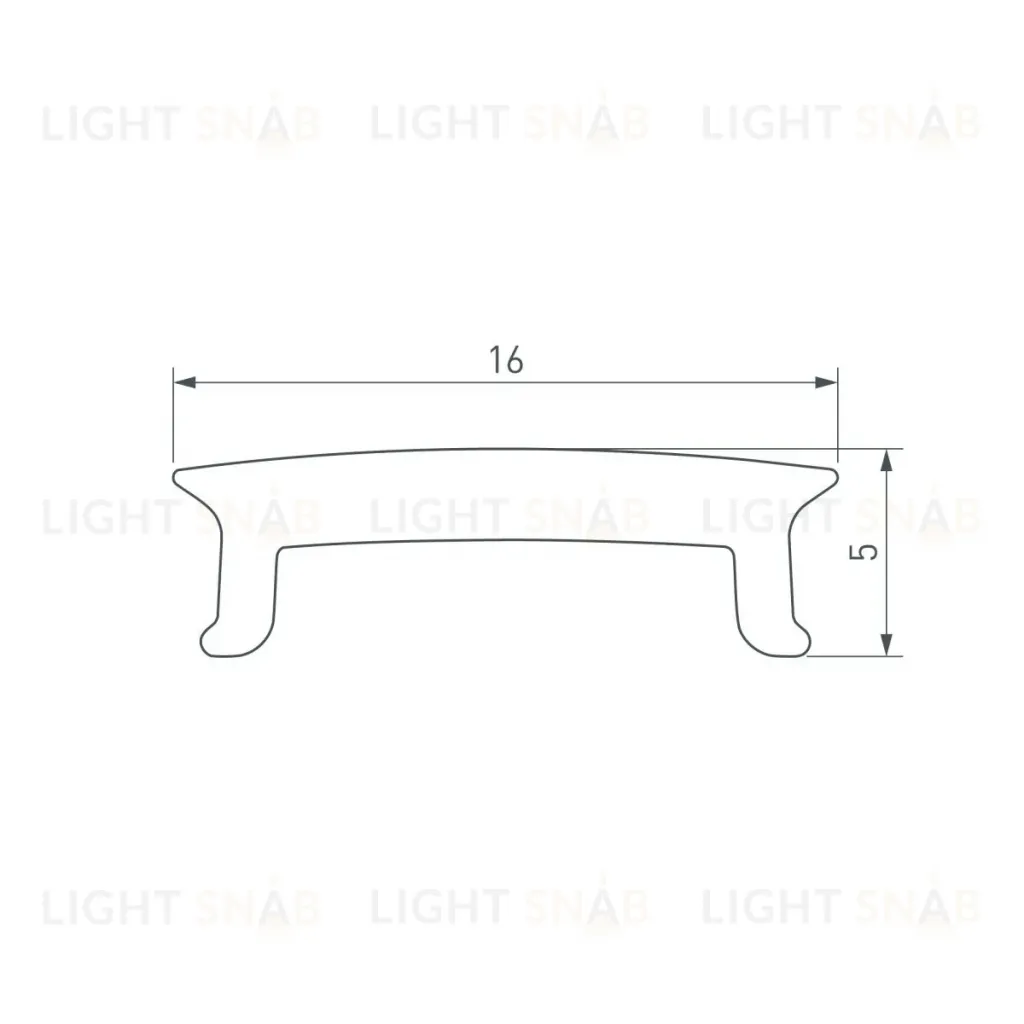Экран Arlight W16-5000 SILICONE (Силикон) 064489 064489