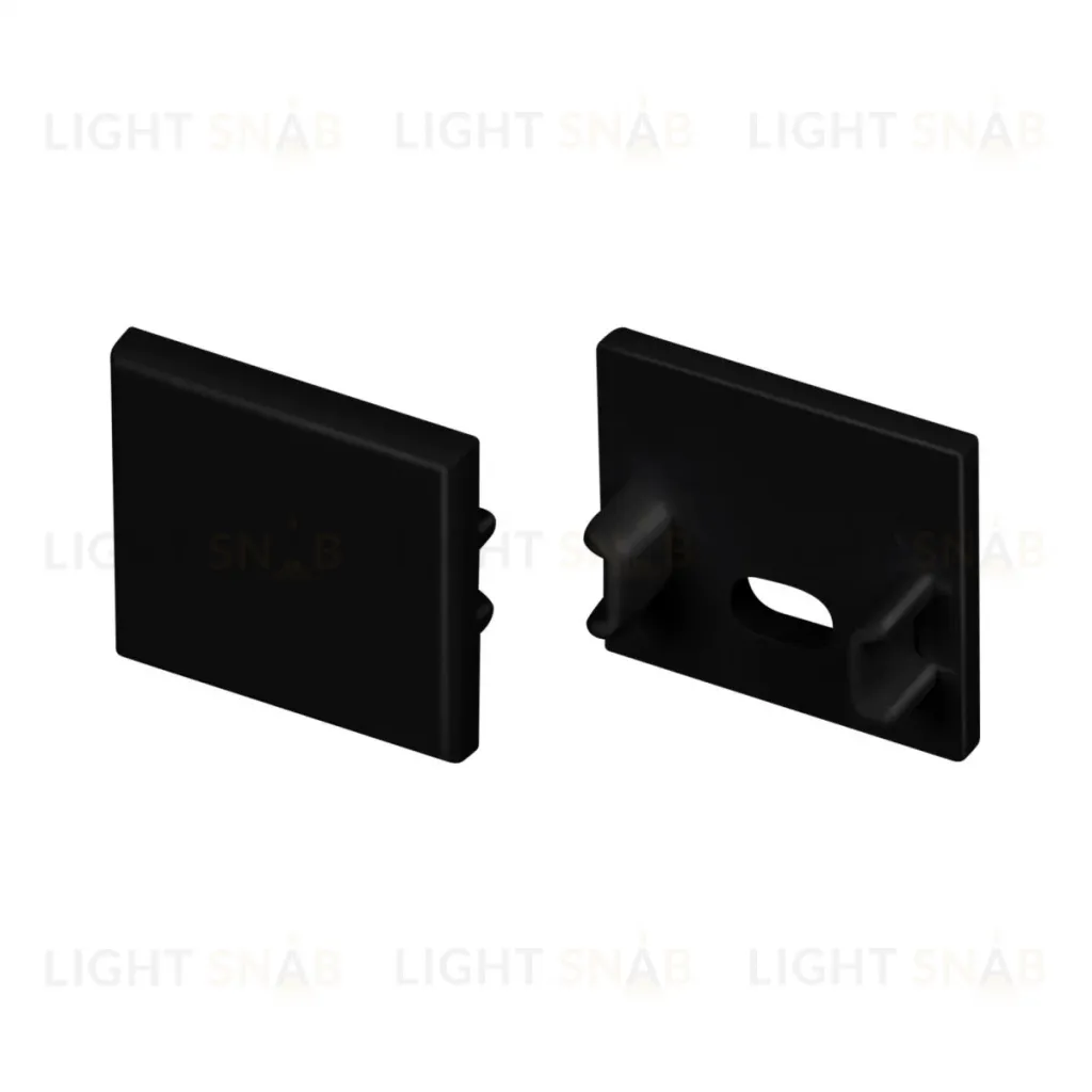 Комплект заглушек Arlight FANTOM-BENT-W16 BLACK (Пластик) 064566 064566