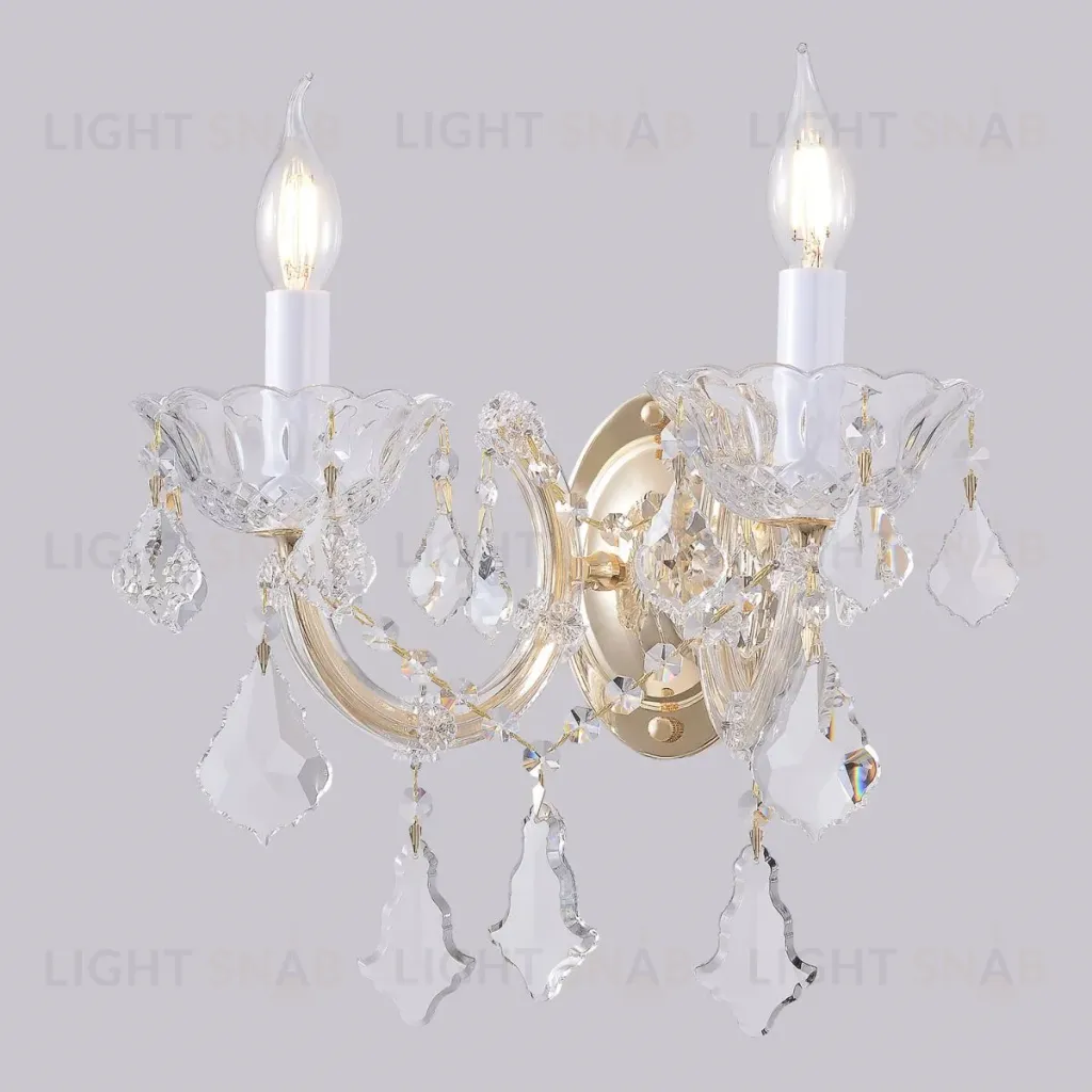 Бра Crystal Lux CRISTELLE AP2 GOLD CRISTELLE AP2 GOLD