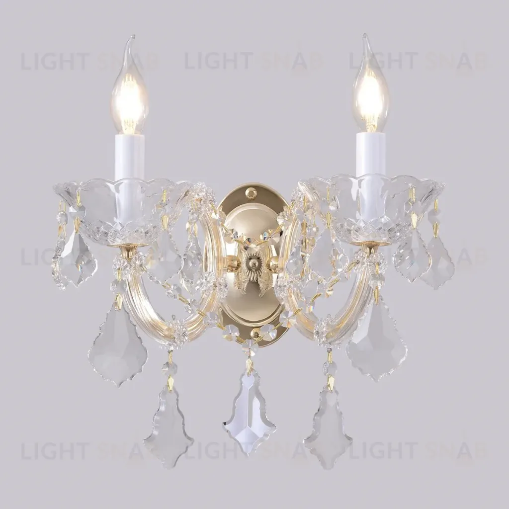 Бра Crystal Lux CRISTELLE AP2 GOLD CRISTELLE AP2 GOLD