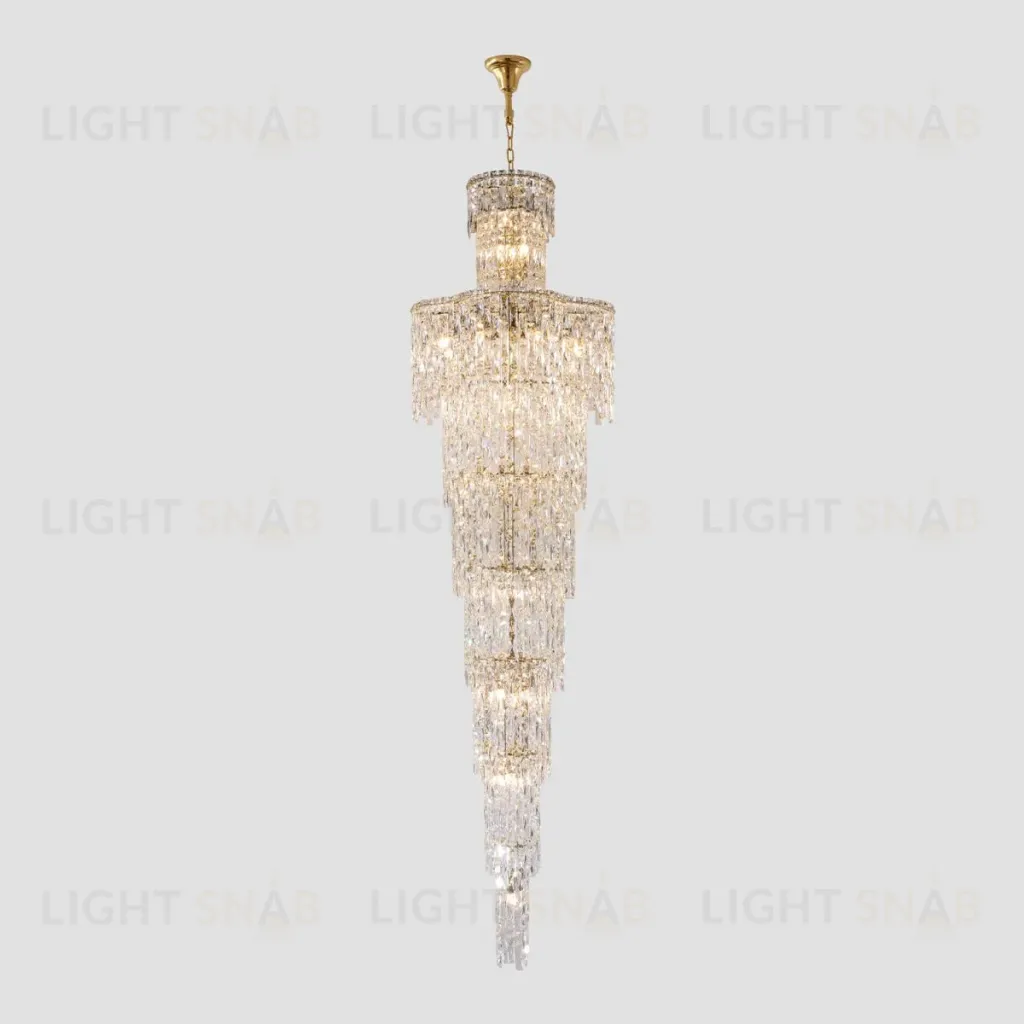 Каскадная люстра Crystal Lux ABRIL SP28 GOLD ABRIL SP28 GOLD