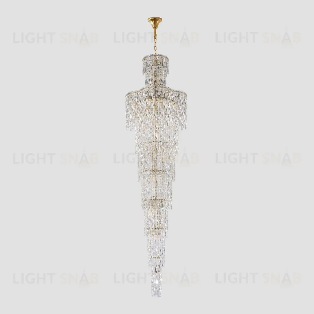 Каскадная люстра Crystal Lux ABRIL SP28 GOLD ABRIL SP28 GOLD