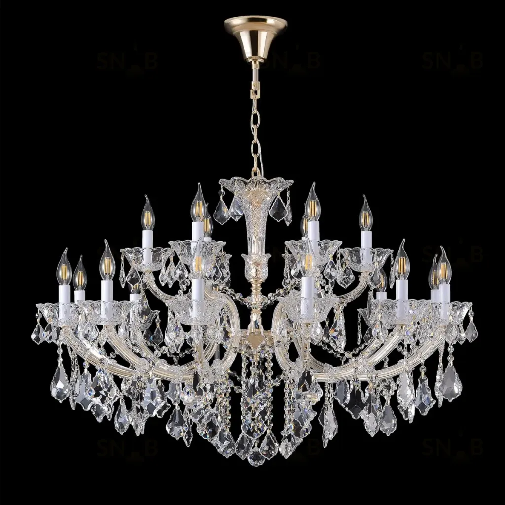 Подвесная люстра Crystal Lux CRISTELLE SP12+6 GOLD CRISTELLE SP12+6 GOLD