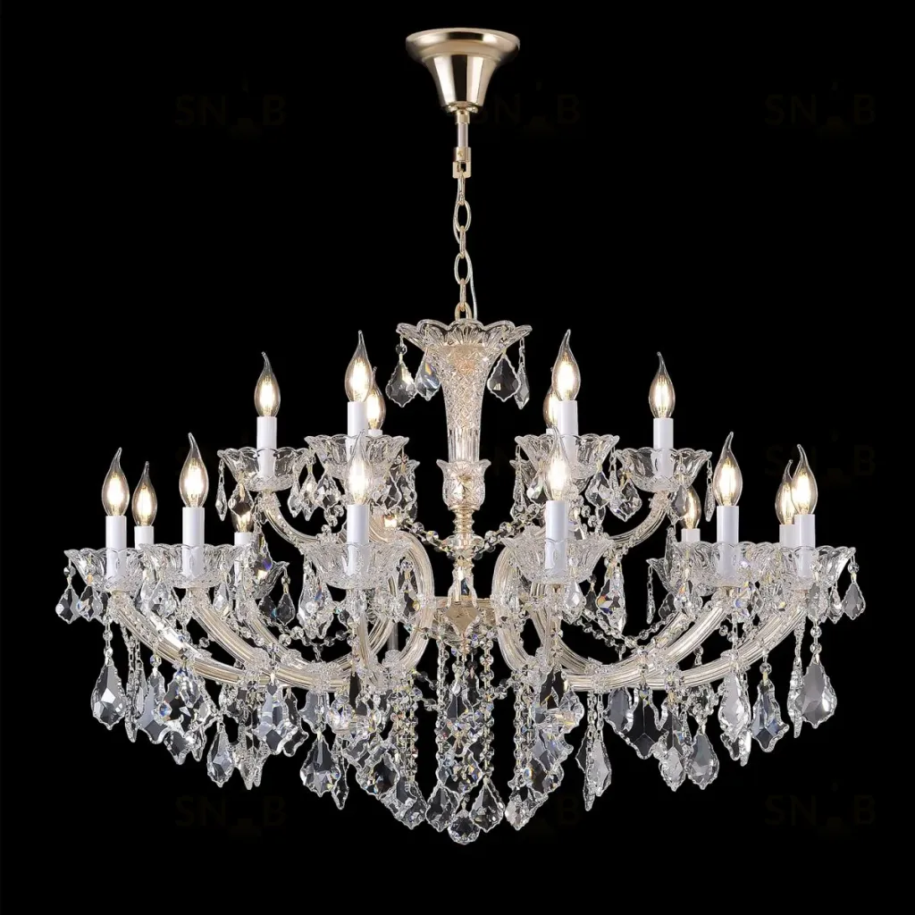 Подвесная люстра Crystal Lux CRISTELLE SP12+6 GOLD CRISTELLE SP12+6 GOLD