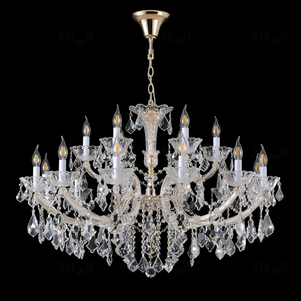 Подвесная люстра Crystal Lux CRISTELLE SP12+6 GOLD CRISTELLE SP12+6 GOLD