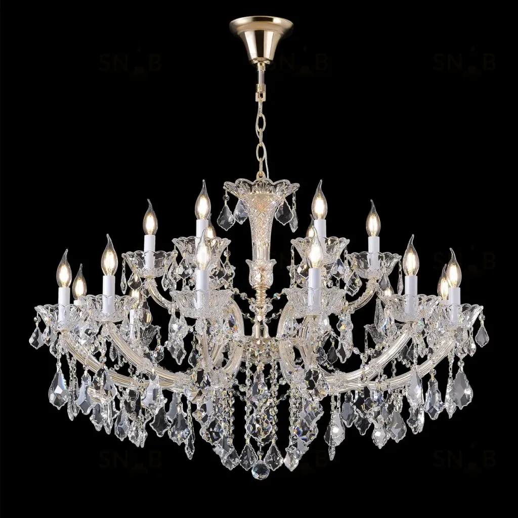 Подвесная люстра Crystal Lux CRISTELLE SP12+6 GOLD CRISTELLE SP12+6 GOLD