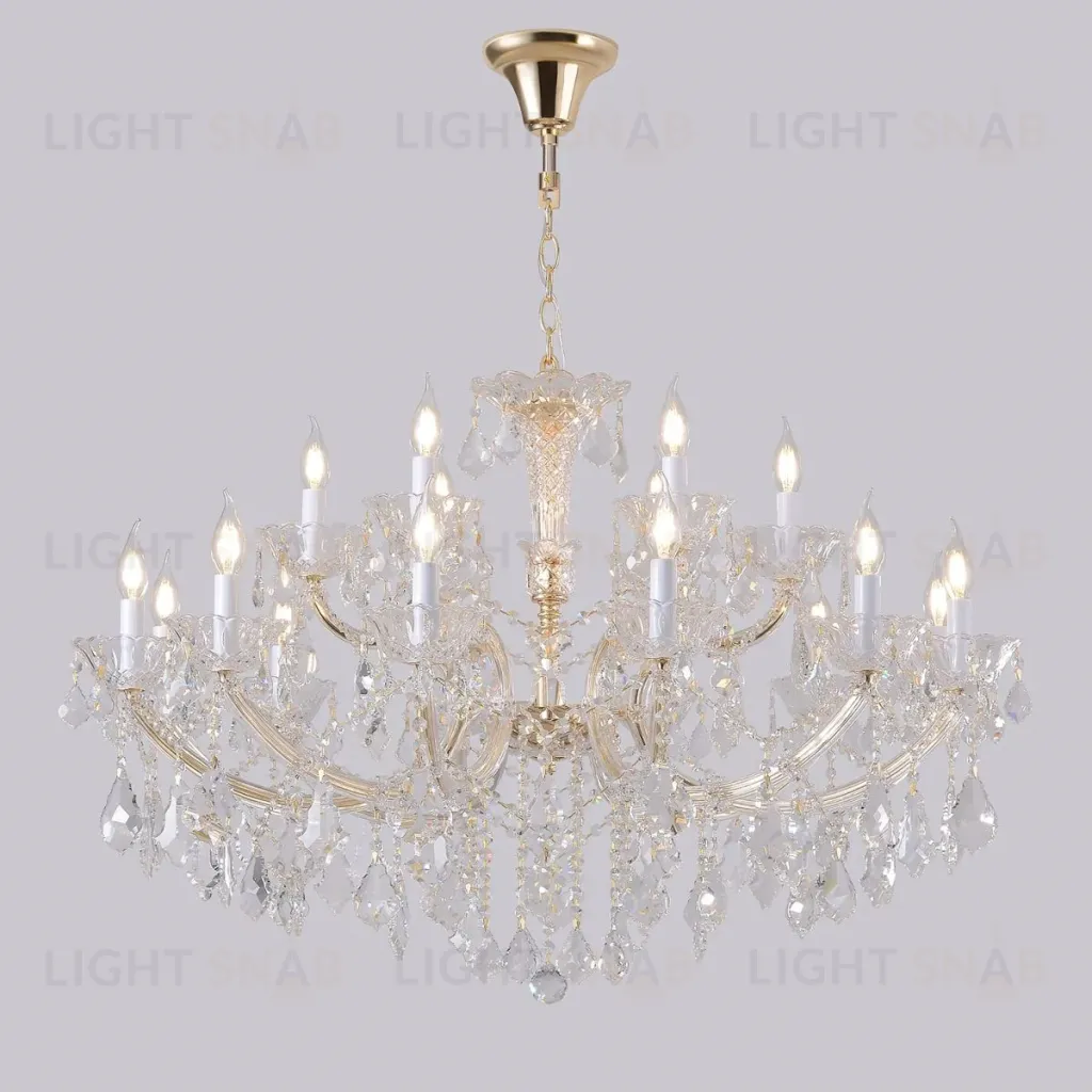 Подвесная люстра Crystal Lux CRISTELLE SP12+6 GOLD CRISTELLE SP12+6 GOLD