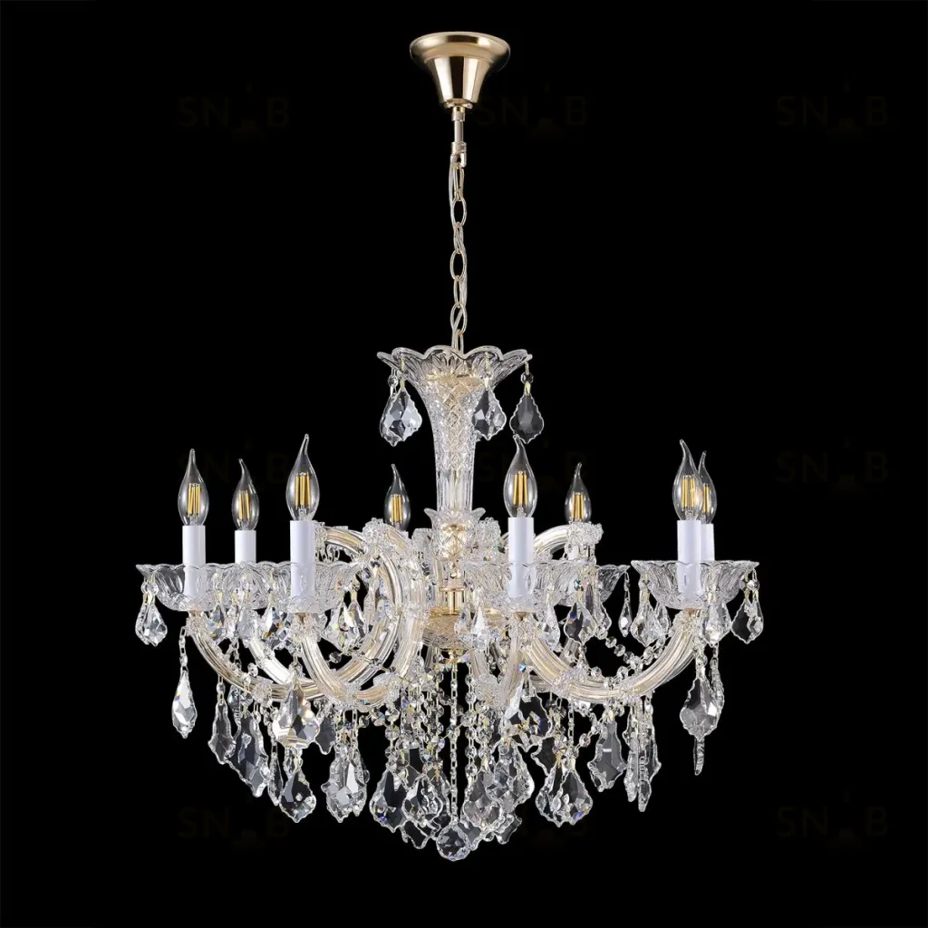 Подвесная люстра Crystal Lux CRISTELLE SP8 GOLD CRISTELLE SP8 GOLD