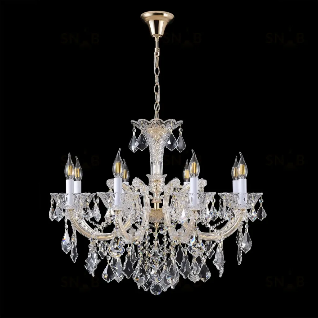 Подвесная люстра Crystal Lux CRISTELLE SP8 GOLD CRISTELLE SP8 GOLD