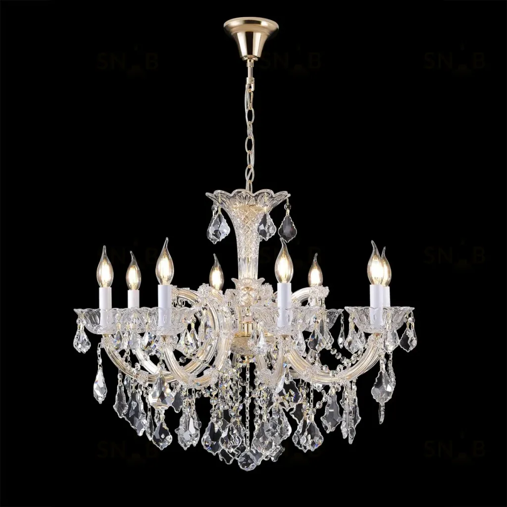 Подвесная люстра Crystal Lux CRISTELLE SP8 GOLD CRISTELLE SP8 GOLD