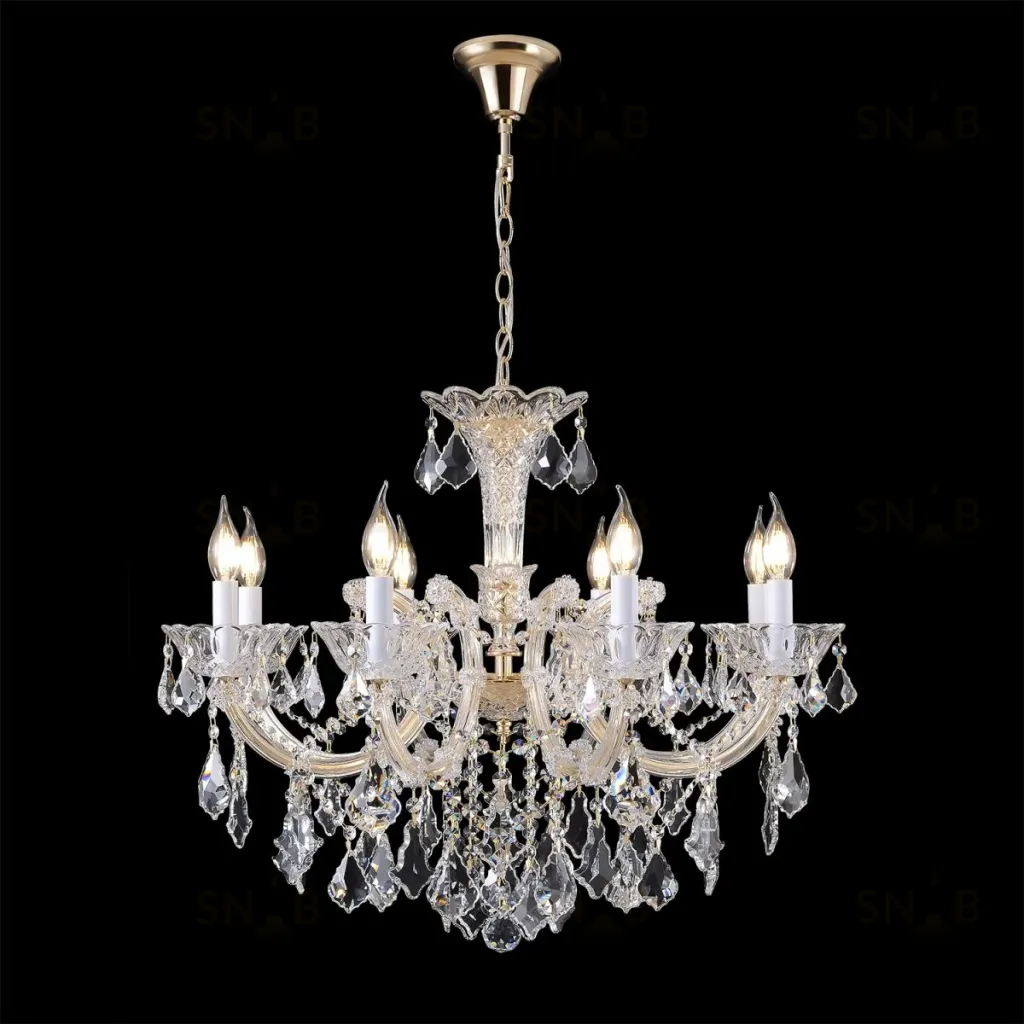 Подвесная люстра Crystal Lux CRISTELLE SP8 GOLD CRISTELLE SP8 GOLD