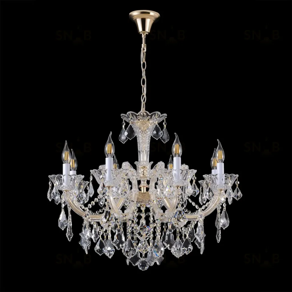 Подвесная люстра Crystal Lux CRISTELLE SP8 GOLD CRISTELLE SP8 GOLD