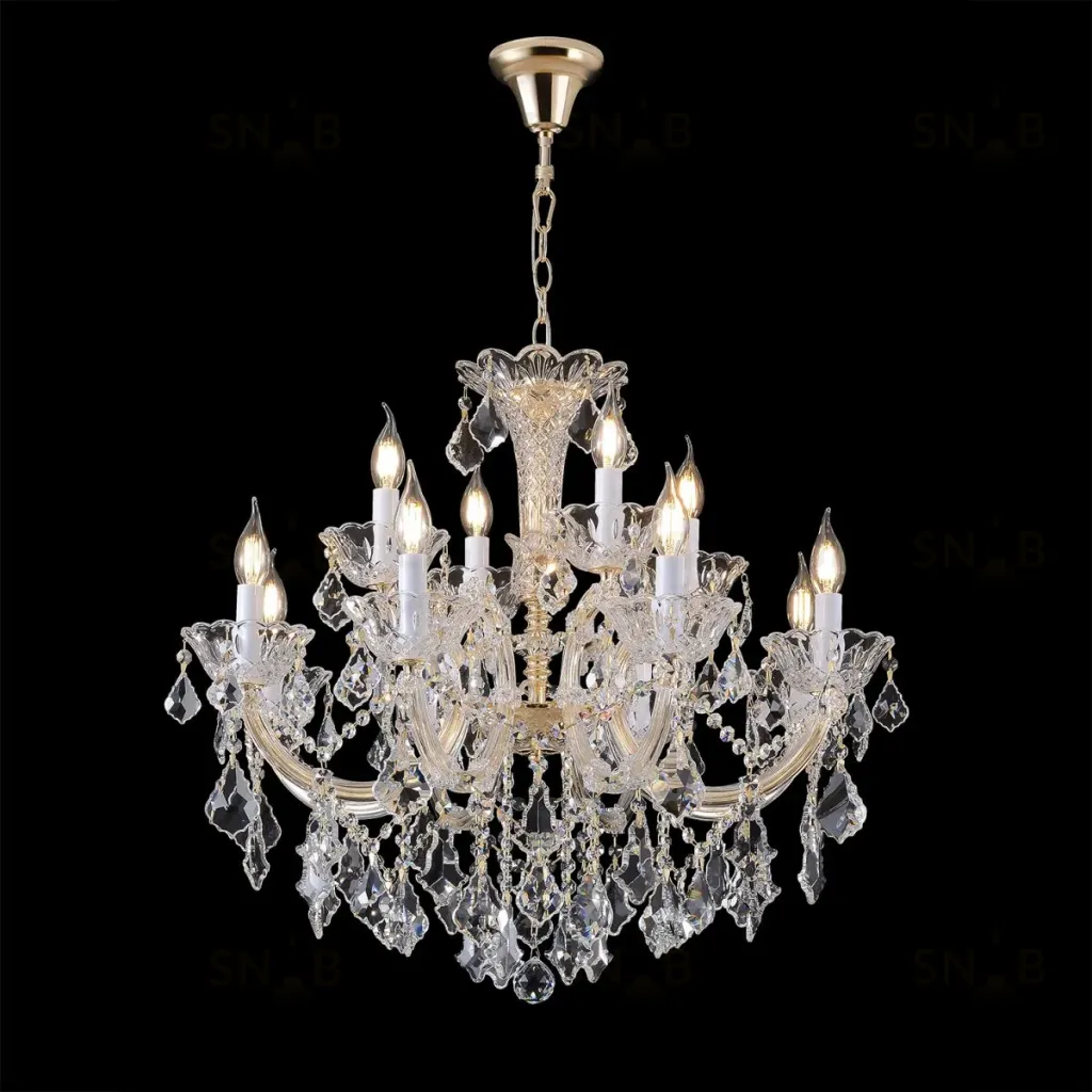 Подвесная люстра Crystal Lux CRISTELLE SP8+4 GOLD CRISTELLE SP8+4 GOLD